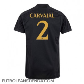 Real Madrid Daniel Carvajal #2 Tercera Equipación 2023-24 Manga Corta
